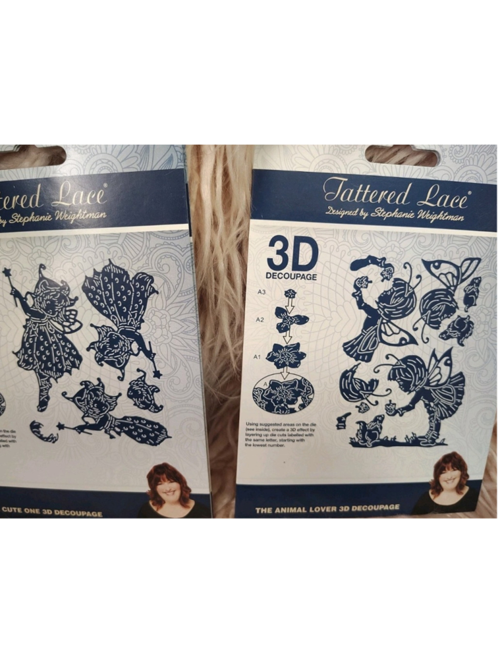 Tattered Lace Cutting Die Fairies 2pk Cute One & Animal Lover New Metal Dies